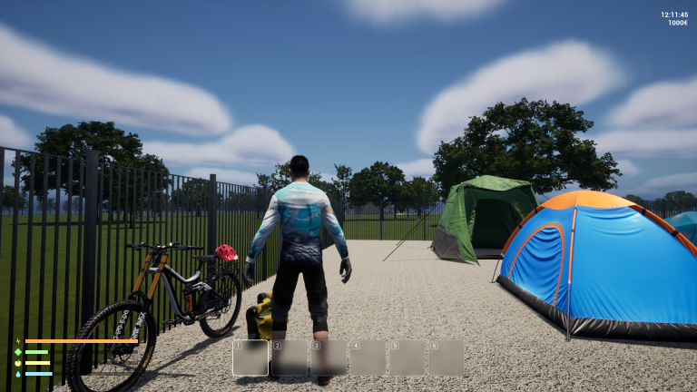 Bikepacking Simulator UI